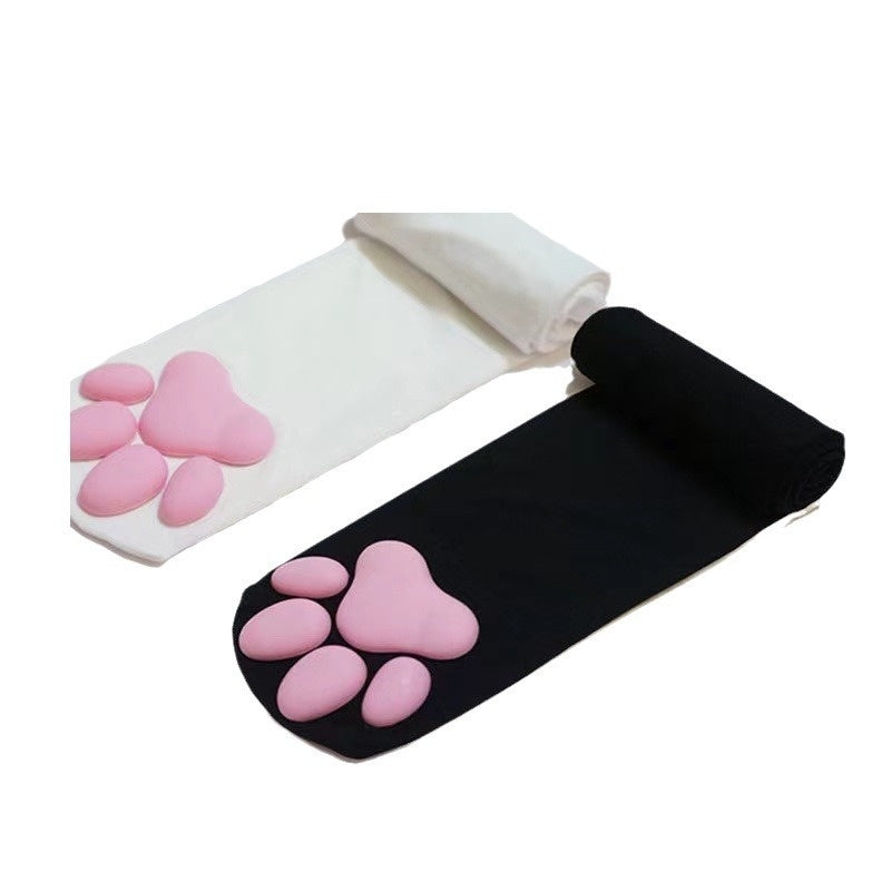 Silicone Meat Pad Cat's Paw Socks