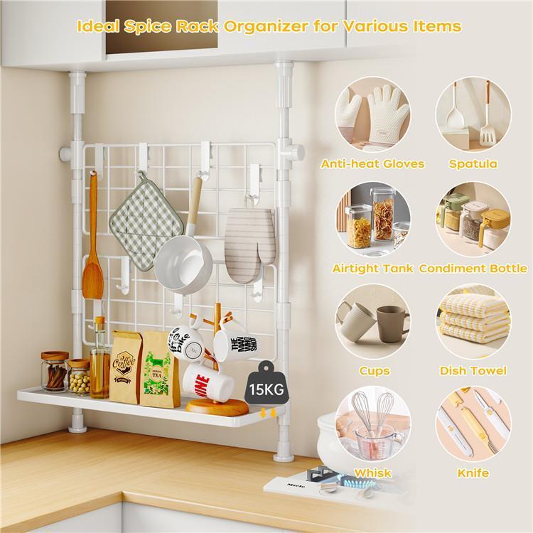 High Quality Three-Layer Adjustable Telescopic Stainless Steel Kitchen Sink Storage Rack