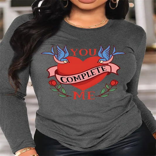 Women's Printed Hoodless Sweatshirt