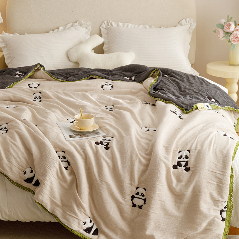 Cartoon Cloud Yarn Puff Quilt Double-layer Gauze Quilt