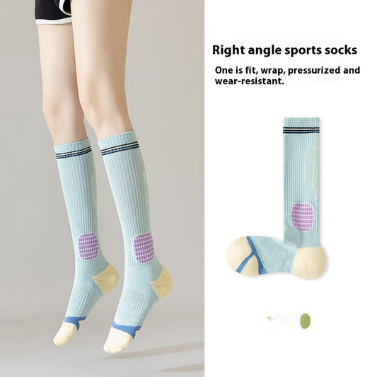 Professional Fitness Compression Stockings Women's Long Compression Running Basketball Socks