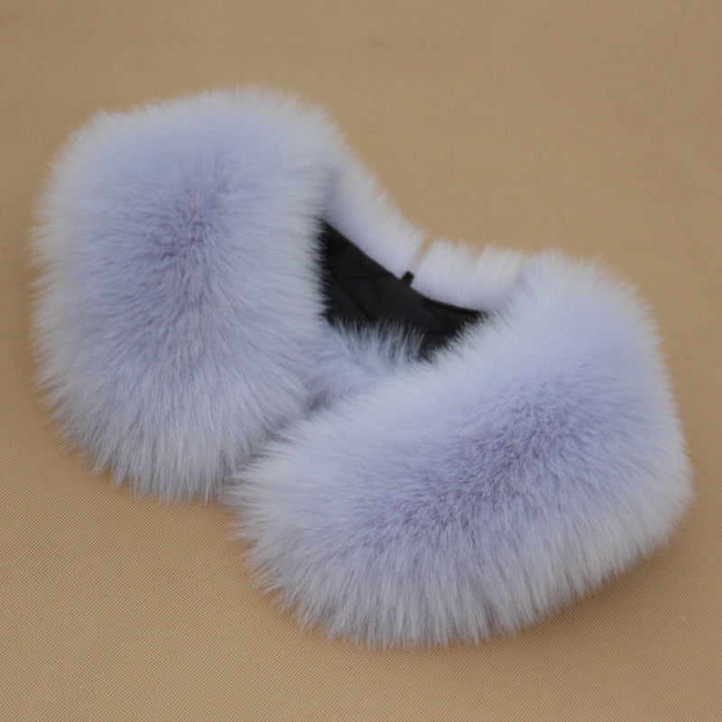 New Fur Collar Faux Fur Scarf All Match