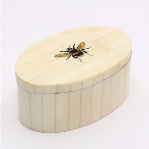 Decorative Storage Box With White Bone Material