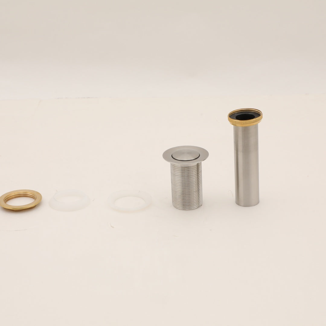 Brushed Nickel Stainless Steel Undermount Bathroom Sink With Pop-Up Drain, Easy To Clean, Durable, Noise-Reducing