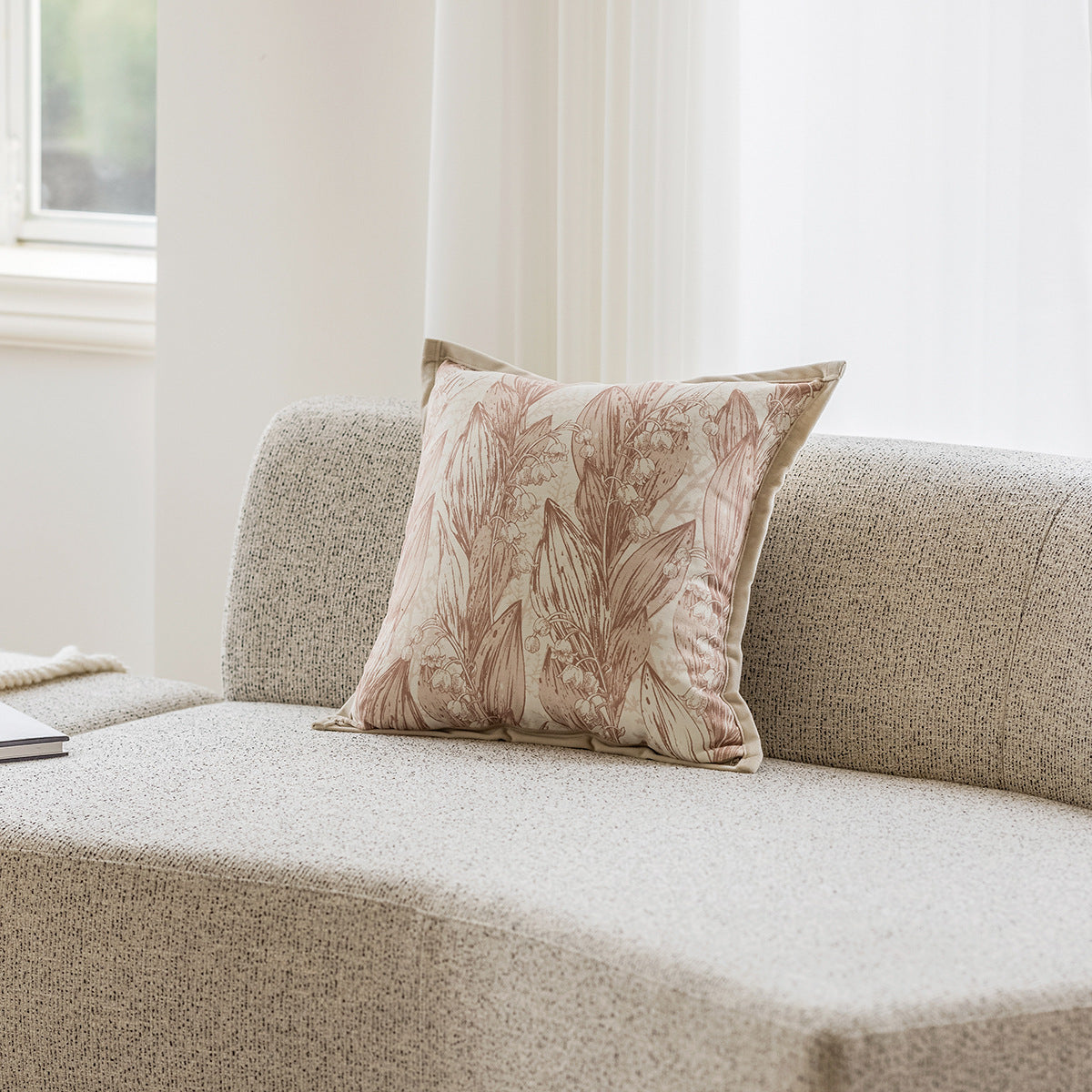 Chenille Pillow Case Living Room Sofa Bed Cushion For Leaning