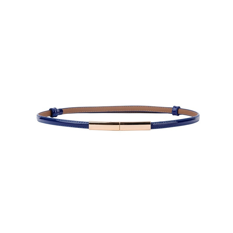 Women's Belt Fashion A Pair Of Buckles Fine Ladies