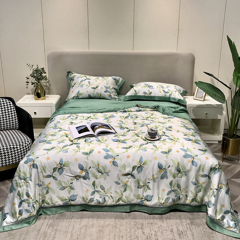 High-end Tencel Summer Cooling Duvet Four-piece Set
