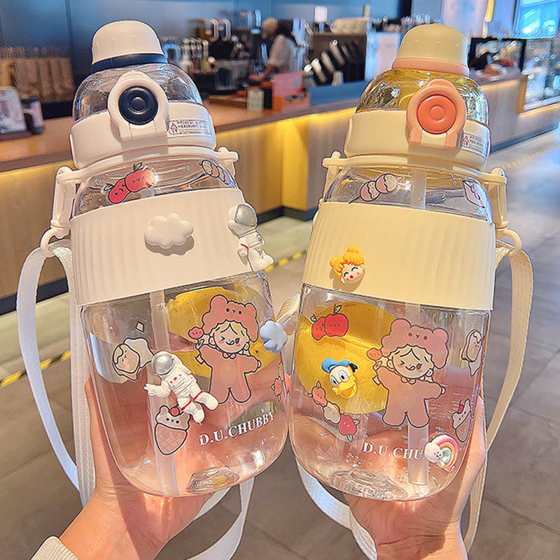 Large Capacity Sports Fitness Plastic Cup