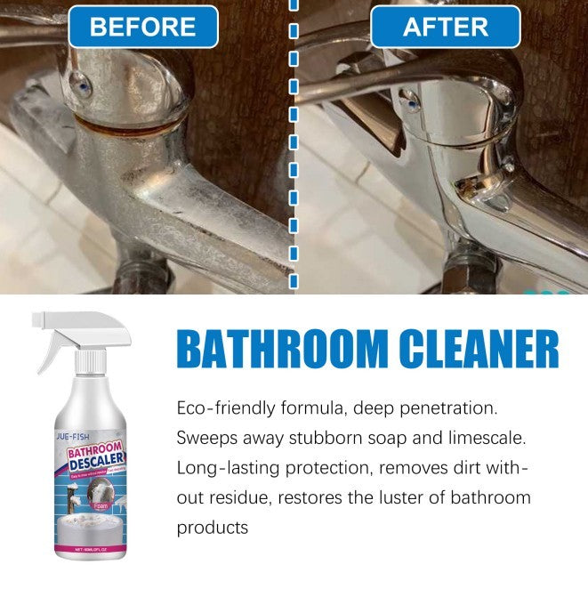 Stainless Steel Cleaner For Bathroom Washbasins, Stain Removal Cleaner For Shower Room Glass Scale, Bathtub Cleaner