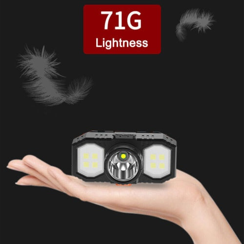 Super Bright Waterproof LED Head Torch Headlight USB Rechargeable Headlamp UK