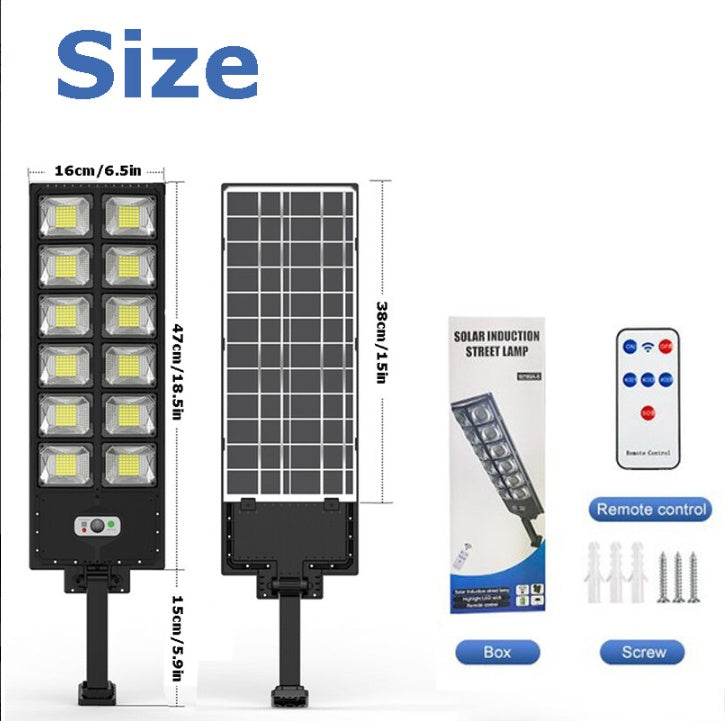 Commercial  504 LED Outdoor Dusk To Dawn Solar Street Light Road Lamp