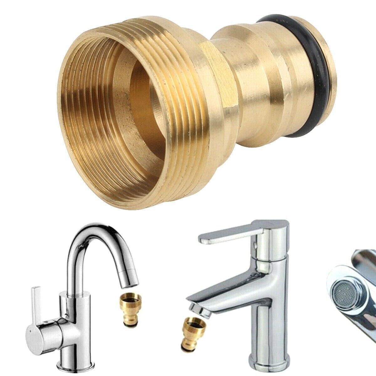 Universal Kitchen Tap Thread Connector Mixer Garden Hose Adaptor Faucet Fitting