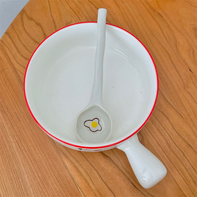 Cute Hand-painted Fruit Stoneware Cartoon Ceramic Spoon