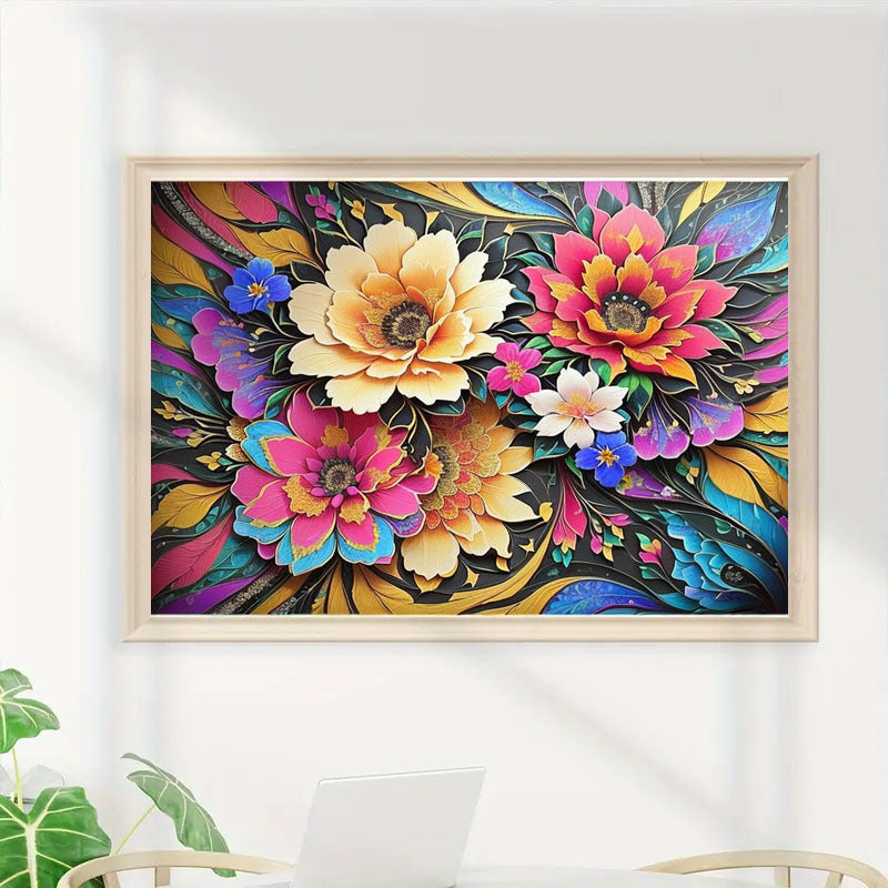 5DDIY Diamond Painting Set  Full Diamond Round Water Diamond Art