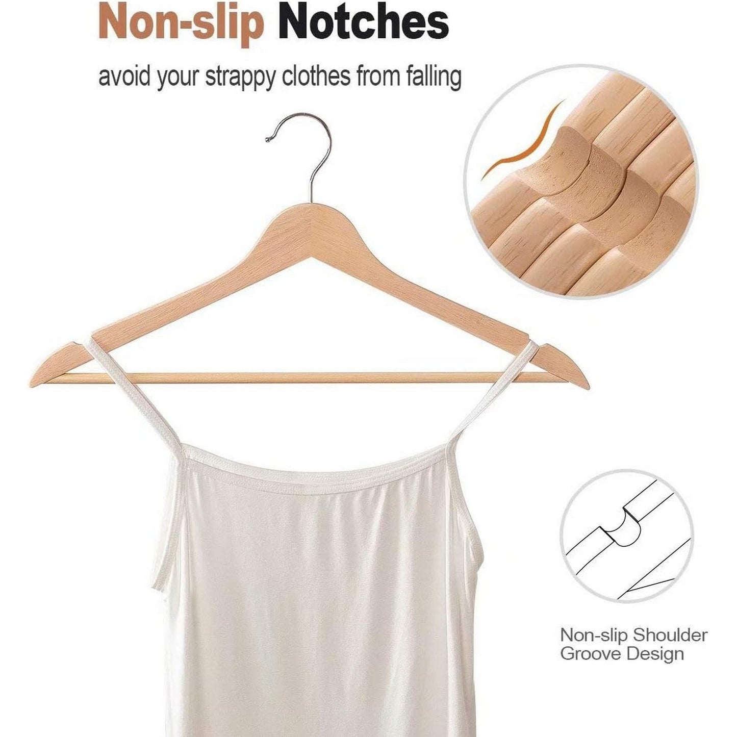 10 Piece Set Of Commercial Grade Thick Wood Hangers, Not Shipped On Weekends, Prohibited From Sale On Amazon