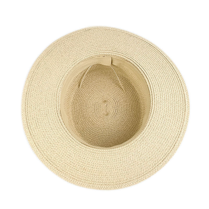 21 Color Square Buckle Dome Panama Lafite Flat Straw Hat