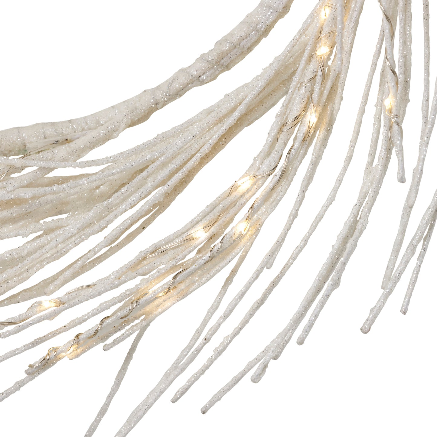 24 Inch Paper Wreath With LED Light