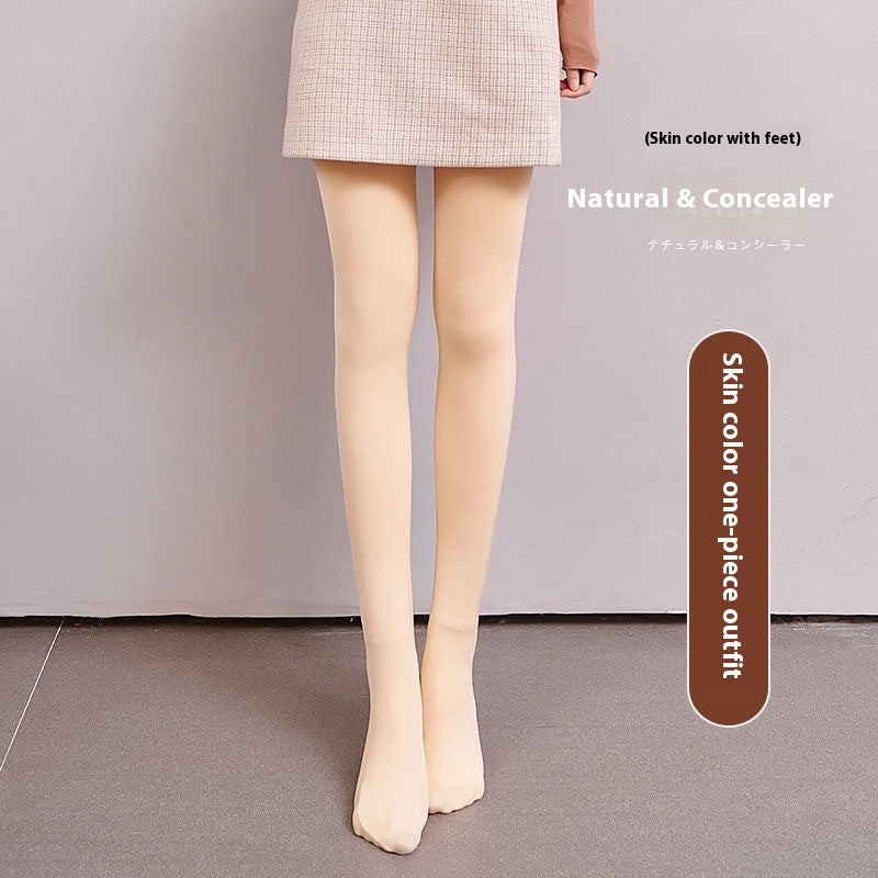 Women's Leggings Fall And Winter Outer Wear Double Layer