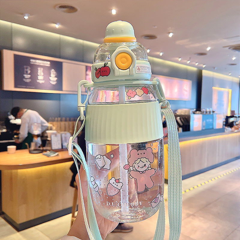 Large Capacity Sports Fitness Plastic Cup