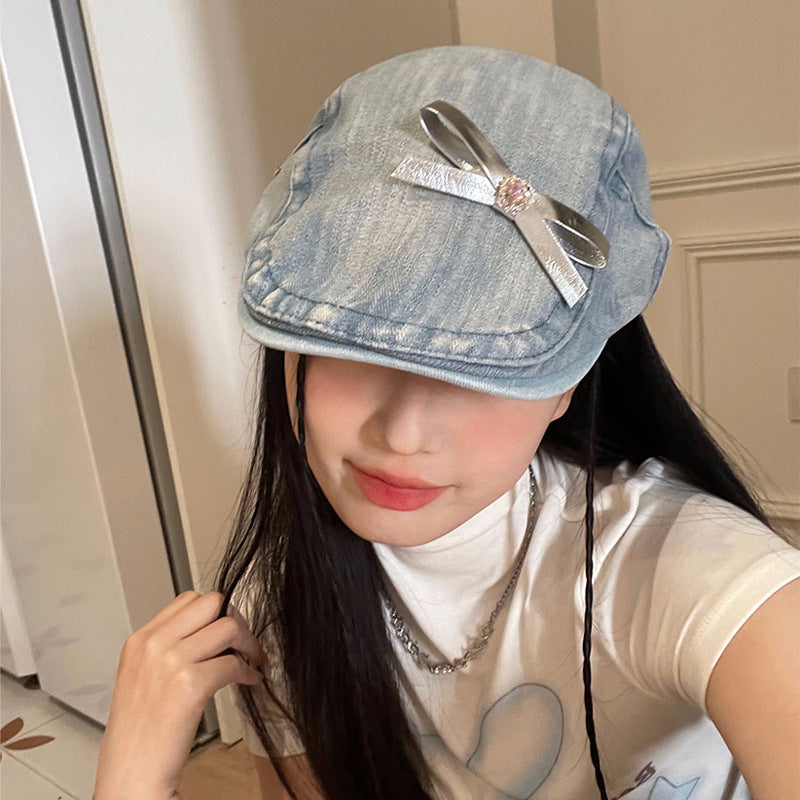 Original Diy Bow Advance Hats Female Summer