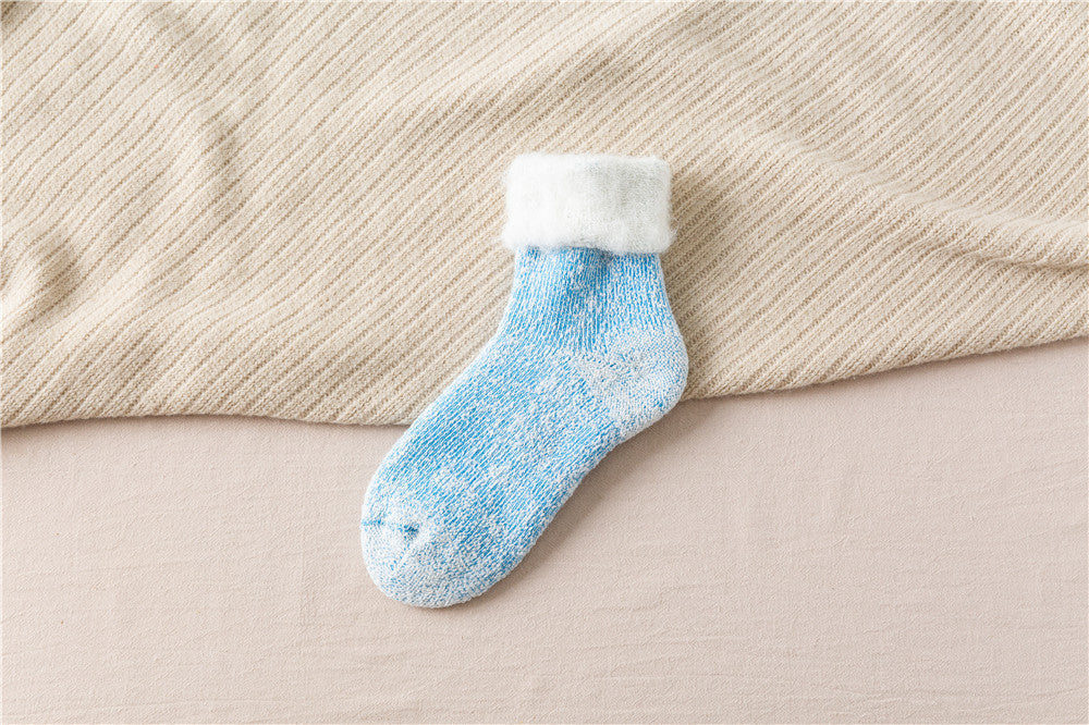 Winter Thick Wool Lined Warm Stockings