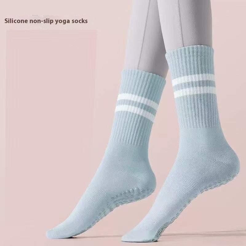 Mid-calf Yoga Socks Non-slip Professional Women's Fitness