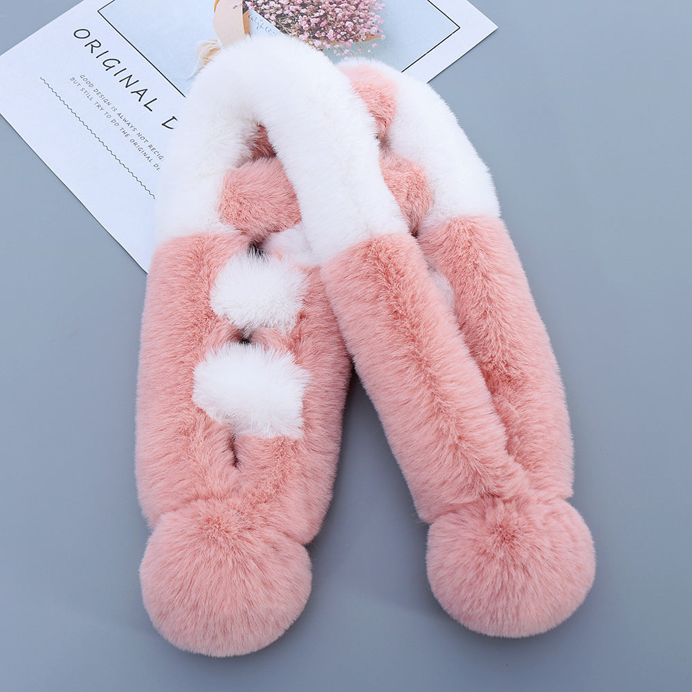 Double Sided Fur Eco-friendly Fur Scarf