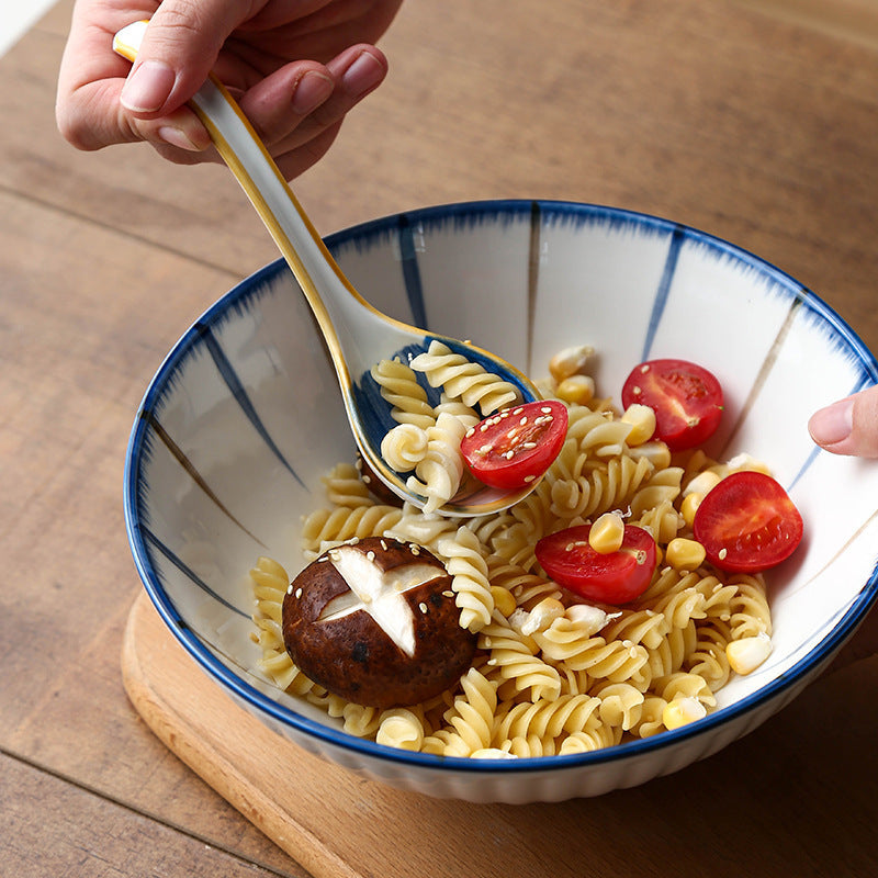 Ceramic Japanese Tableware Household Hat Noodle Bowl