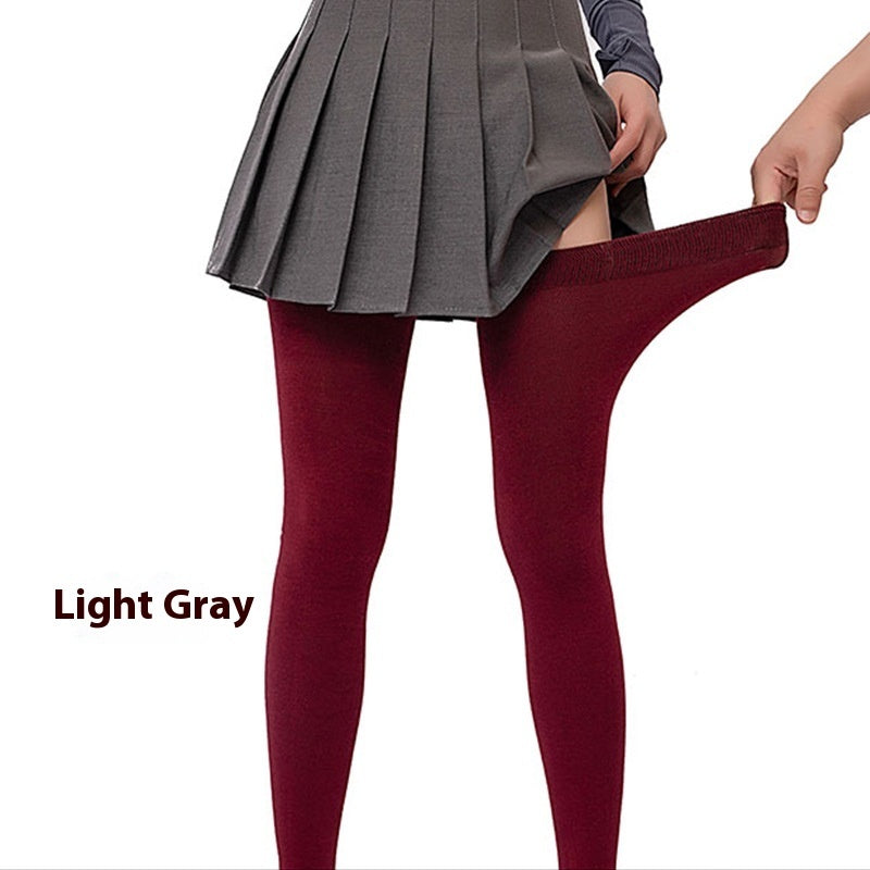 Autumn And Winter Plus Size Extended Cotton Over-the-knee Thigh Warm Socks