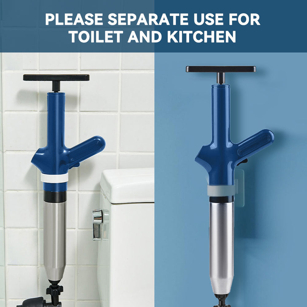 High Pressure Air Toilet Unclogged For Toilets, Bathroom Floors, Sinks, And Pipe Blockages