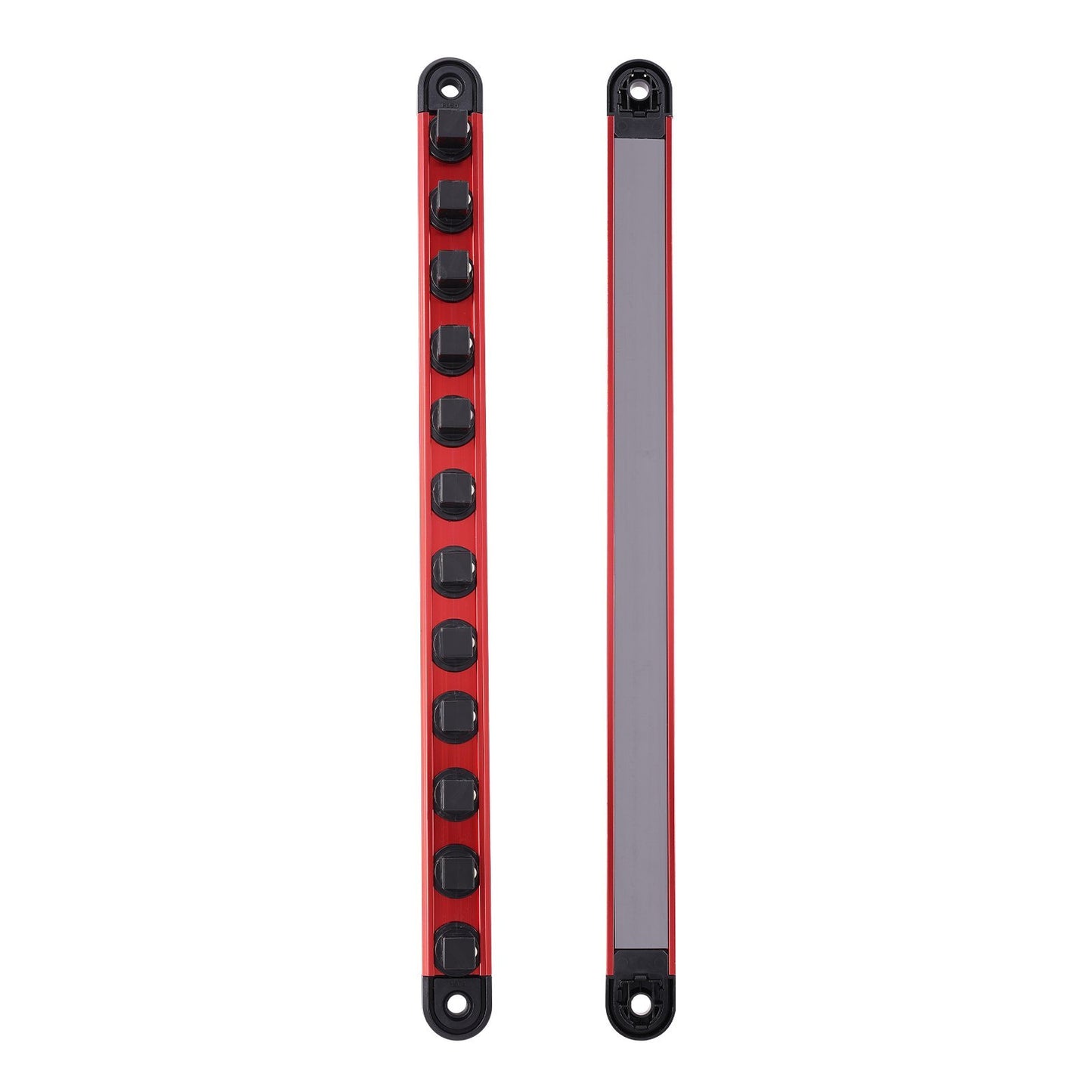 Socket Organizer Rail Set 3PCS Aluminum Socket Organizers With 40 Clips