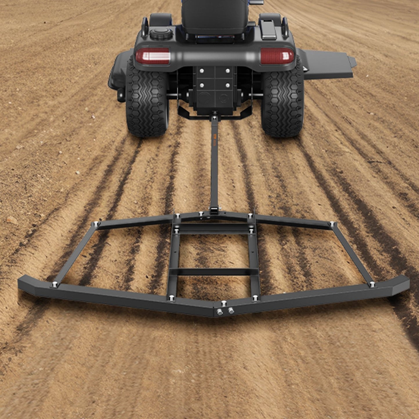 VEVOR Driveway Drag, 66Width Tow Behind Drag Harrow, Q235 Steel Driveway Grader With Adjustable Bars, Support Up To 50 Lbs, Driveway Tractor Harrow For ATVs, UTVs, Garden Lawn Tractors