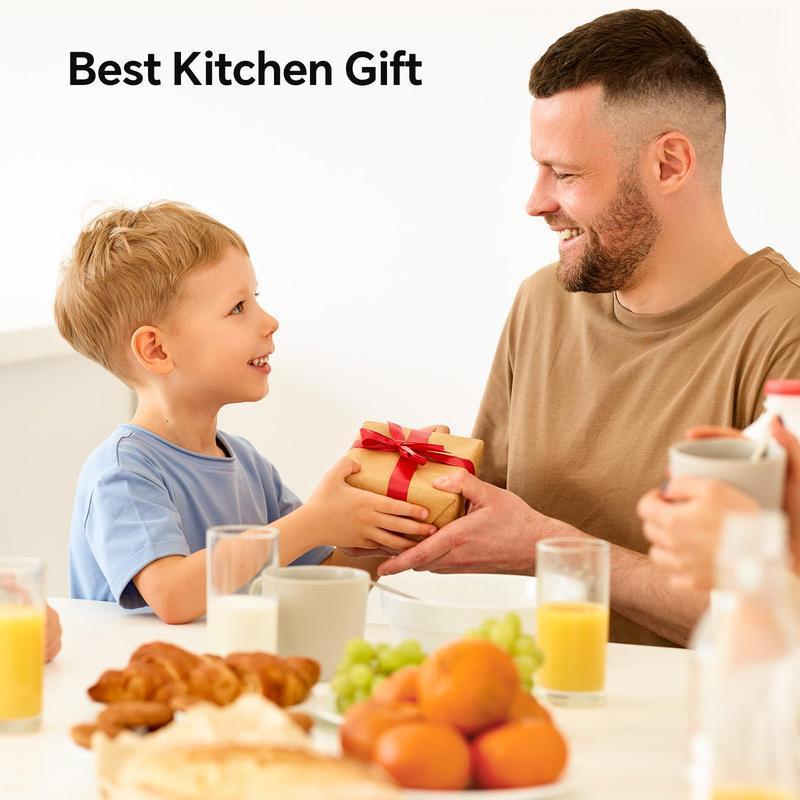 Osnell's New Hands-free Electric Can Opener Automatically Opens Any Size Can With One Button. The Edge Is Smooth And Safe. The Best Gift For Chefs, Elderly People And Mothers. Kitchen Gadgets And Mode