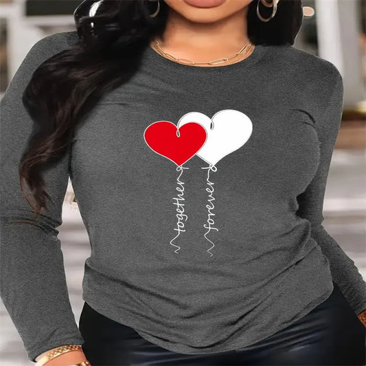 Women's Printed Hoodless Sweatshirt