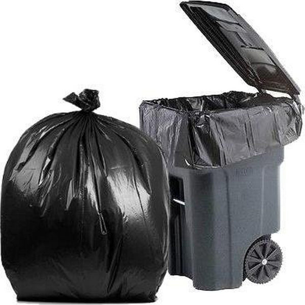 1.9MIL Thick 50 Gallon Black Garbage Bags 100 Pieces, No Delivery On Weekends, Prohibited From Sale On Amazon