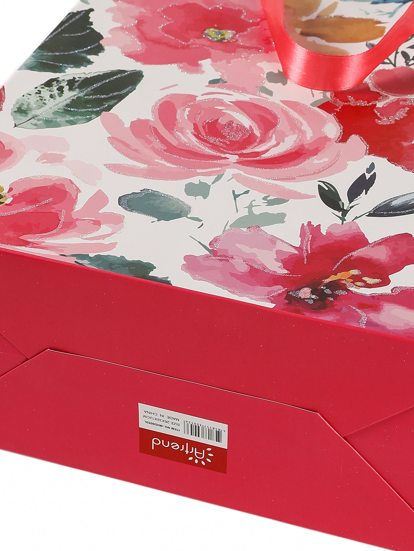 12-pack Wholesale Printed Flower Tote Gift Bags Paper Packaging For Parties And Candies