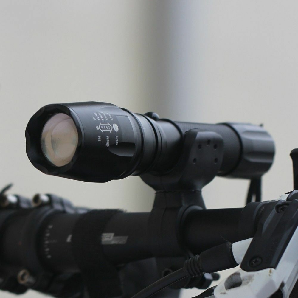 2x 990000LM Bright LED Flashlight Rechargeable Torch Camping Zoom Light Lamp