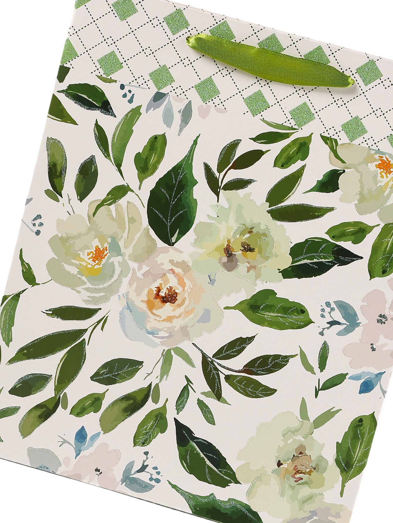 12-pack Wholesale Printed Flower Tote Gift Bags Paper Packaging For Parties And Candies