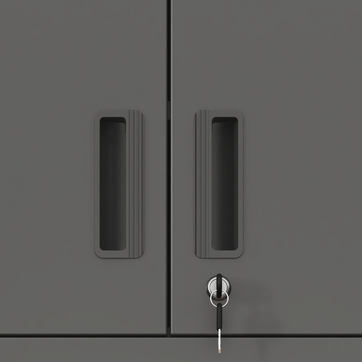 Metal Wall-Mounted Tool Storage Cabinet With Locking Door And 1 Shelf 1 Opened Drawer For Garage Warehouse,Office,Assembly Required