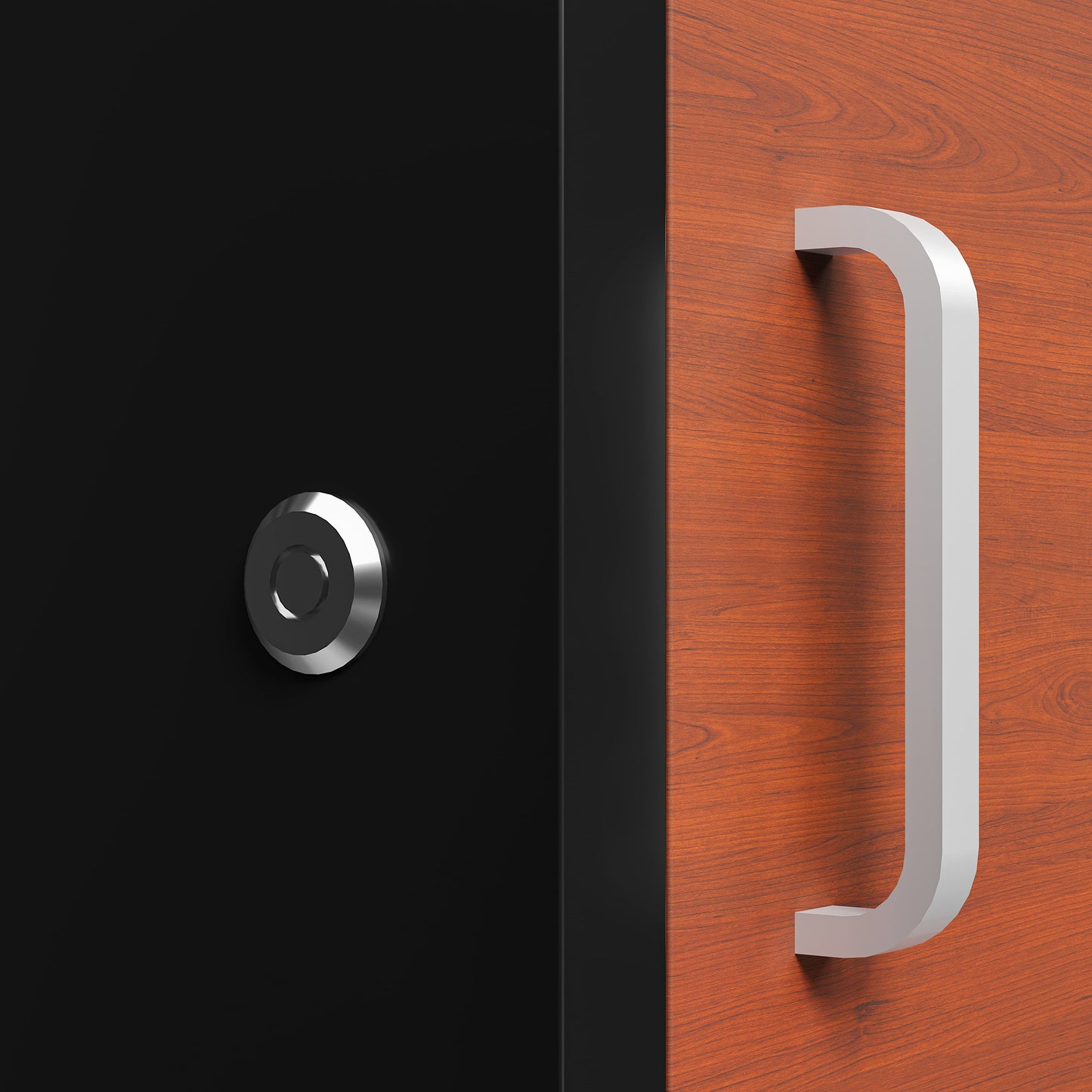 Outdoor Parcel Drop Box, Courier Locker With Mechanical Lock,Floor Standing Parcel Locker, Size 36.6'' X 15.75''x 15.75'', Burglar Resistant Stopper, For Porch Curbside