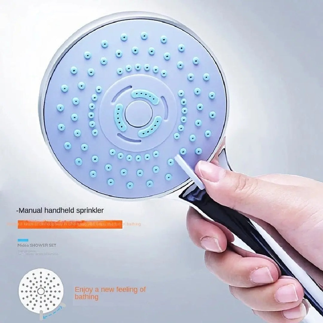 5-Mode Shower Head - High Pressure Handset, Large Chrome, Water Saving Bath Head
