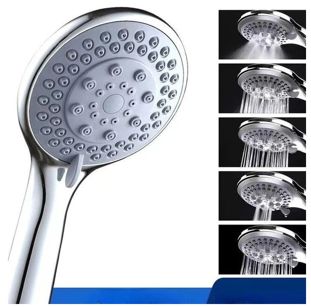 High Pressure Shower Head 5 Settings Handheld Shower Heads Spray With 5 FT Hose