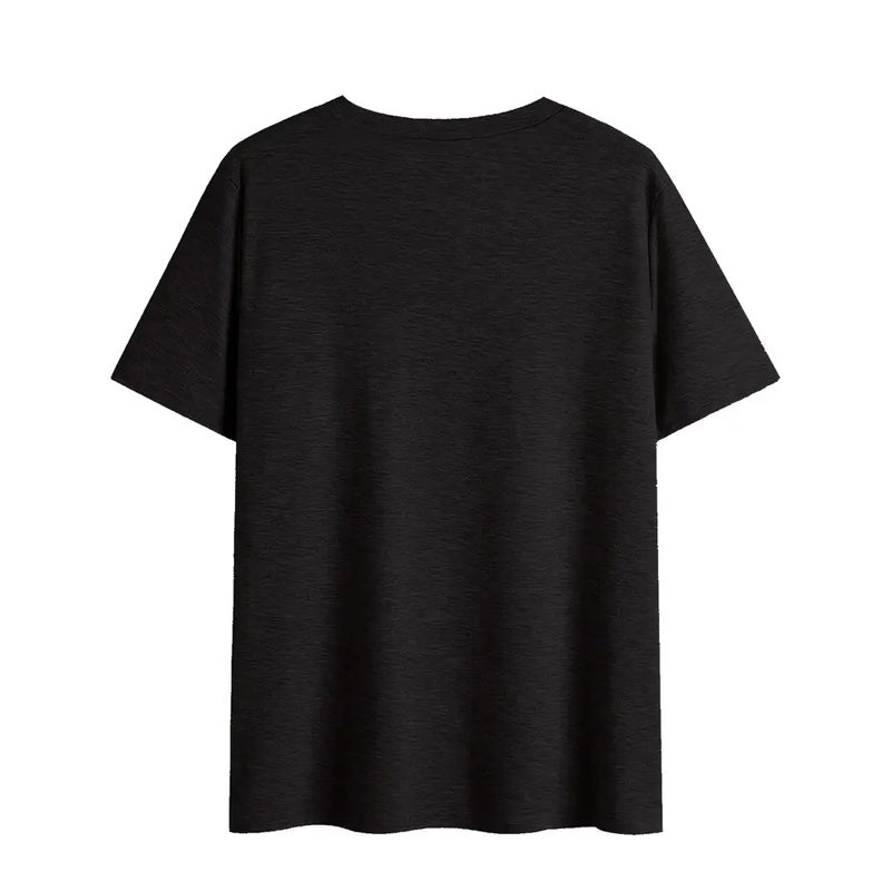 Women's Short Sleeve Round Neck T-Shirt With 'Good Day' Text & Floral Print, Casual Summer Top