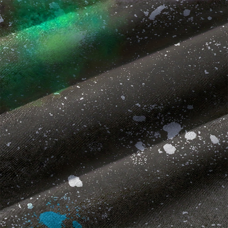 Women's Casual Short Sleeve Round Neck T-Shirt - Vibrant Sunflower & Geometric Print, Regular Fit, Spring&Summer Top