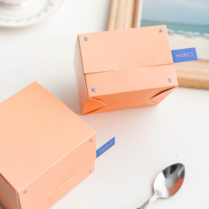 Small Square Box Baking Handmade Nougat Snowflake Kaiyun Crisp Room Temperature Cookies Empty Packaging