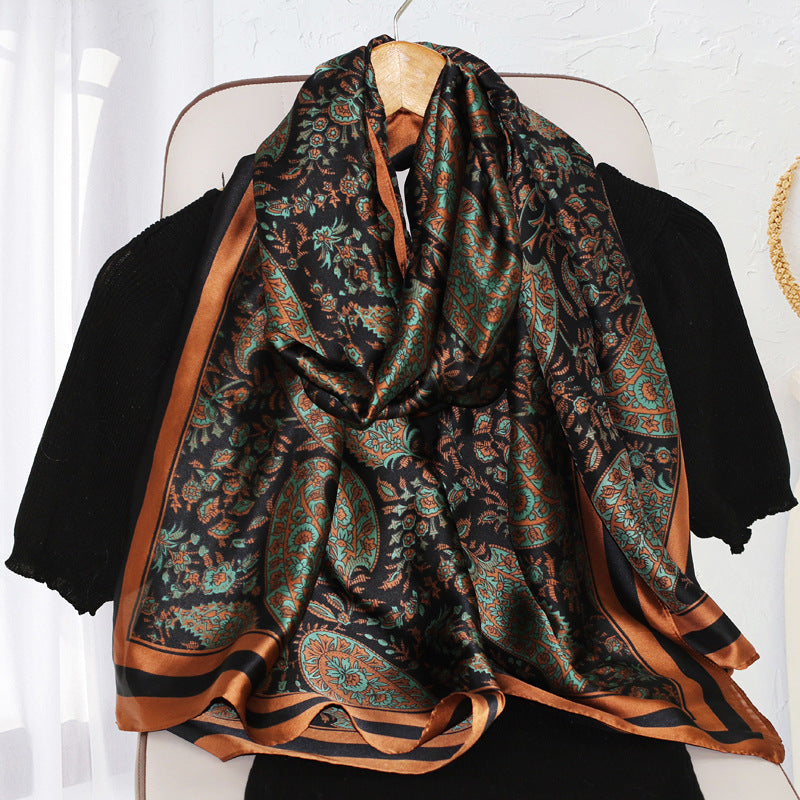 The New Korean Version Of The Silk Scarf Women All-match