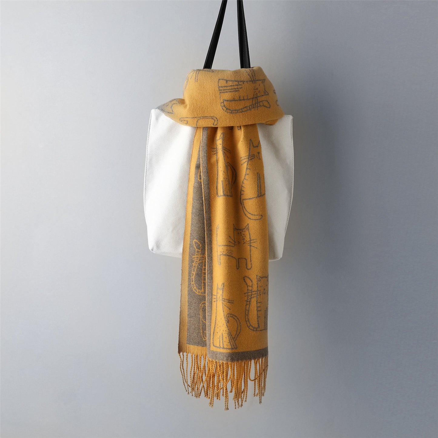 Printed Cashmere Shawl For Sun Protection In Autumn And Winter