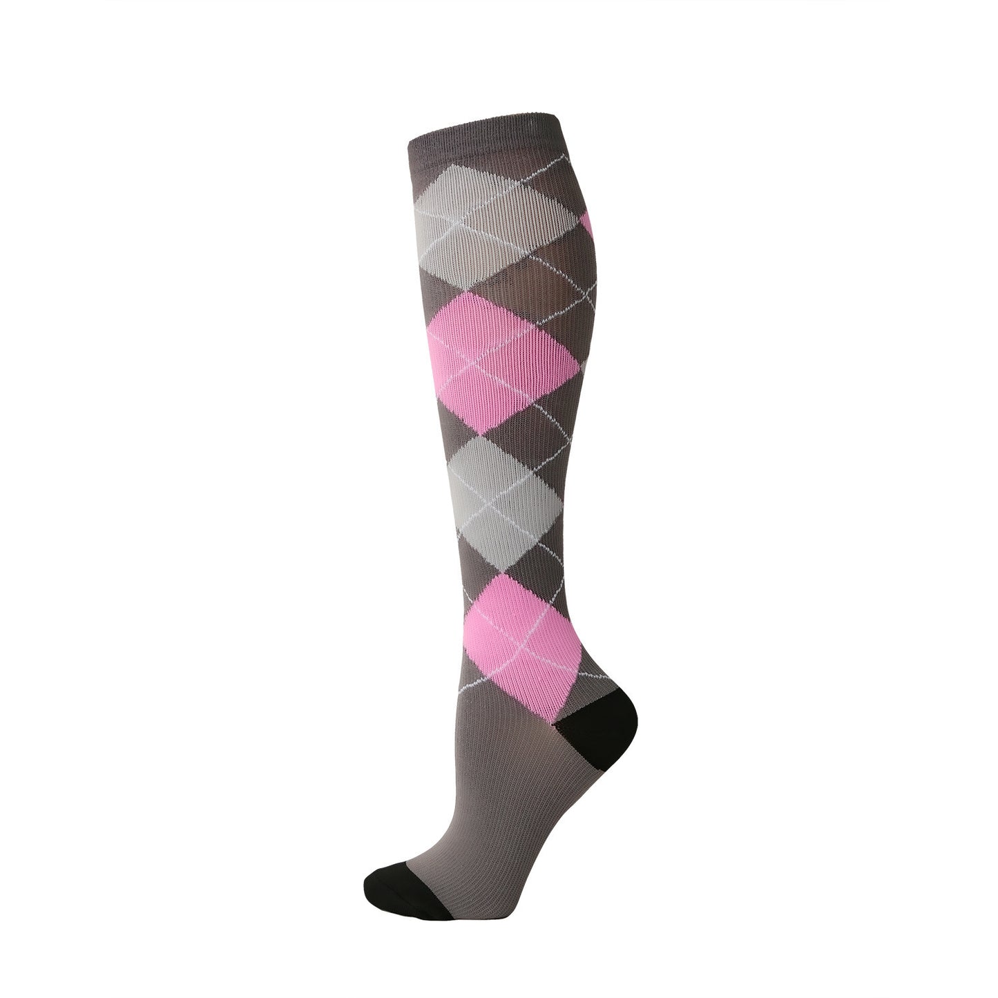 Women's Simple Printed Sports Calf Compression Stockings