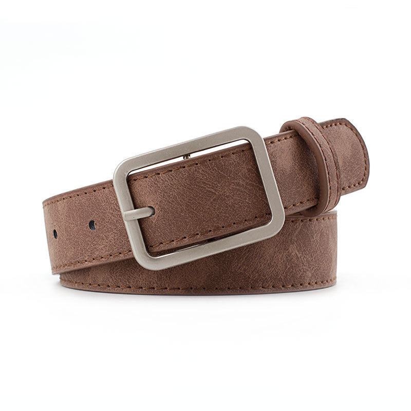 Simple All-match Square Buckle Popular Belt
