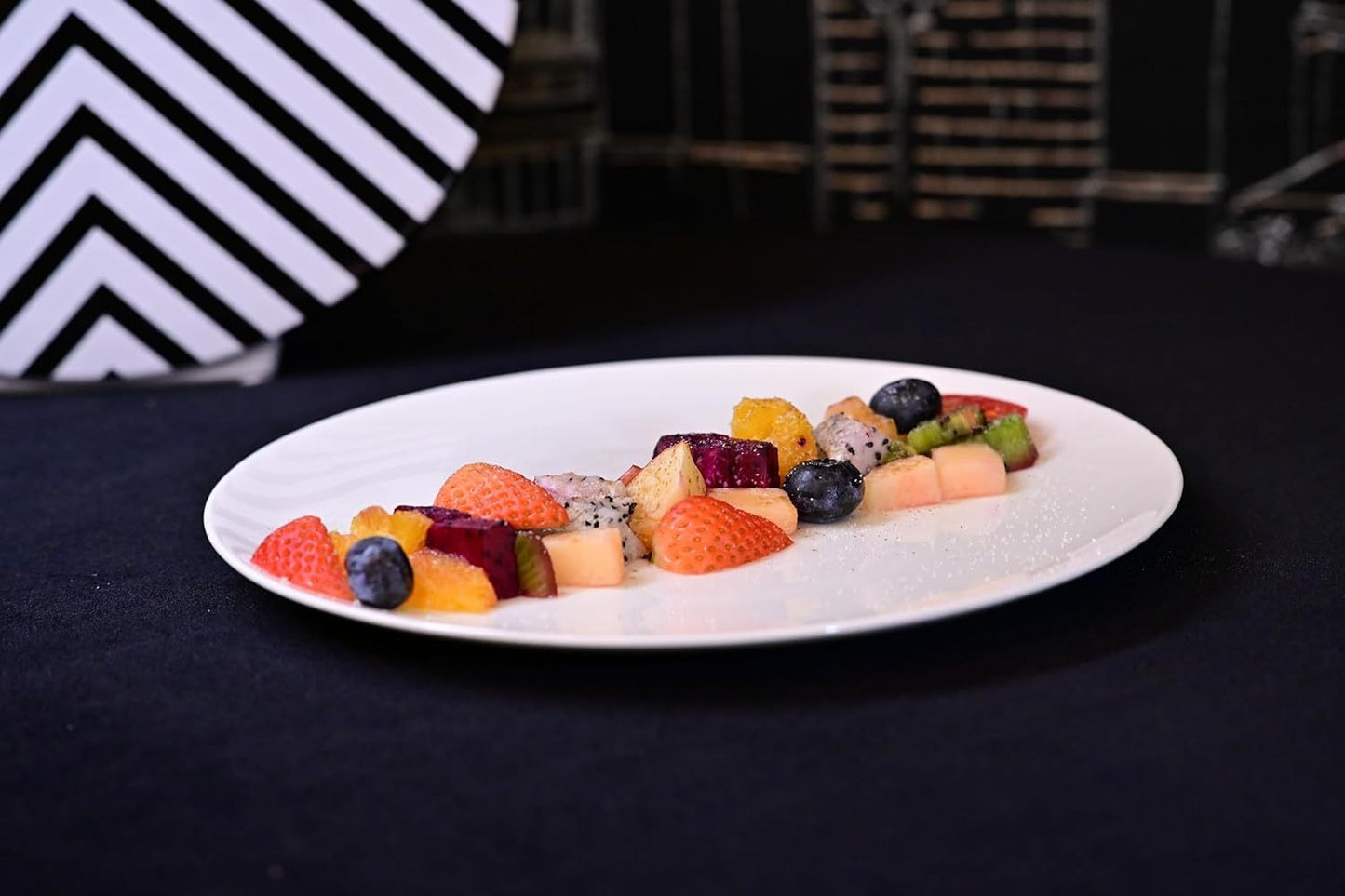 Lily Bone China Dinnerware Set, 16 Pieces, Service For 4, White Plates, Dishes, Bowls Set, Microwave And Dishwasher Safe